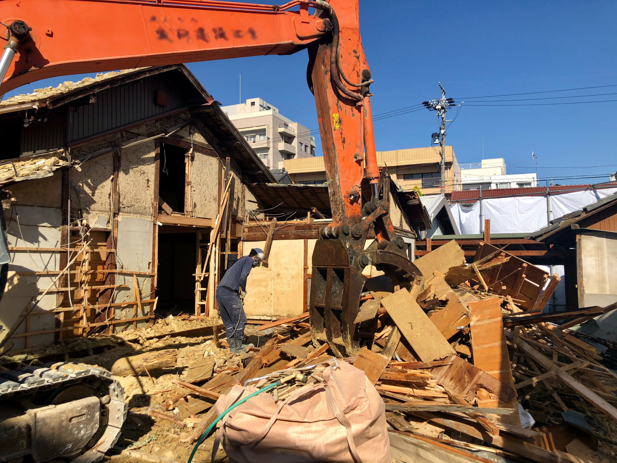 木造住宅の解体工事